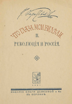 Что глаза мои видели. Том 2. Революция и Россия - Карабчевский Николай Платонович