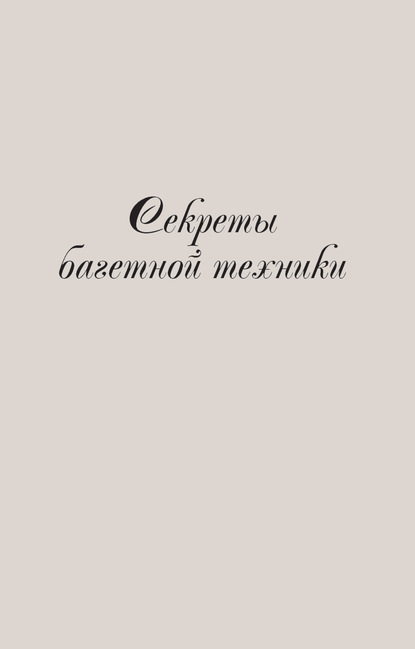 Секреты багетной техники — Группа авторов