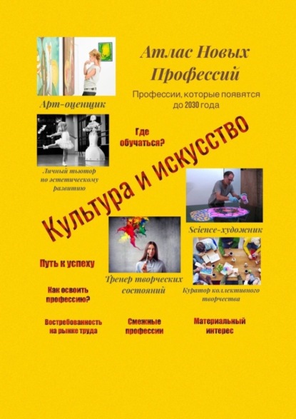 Атлас Новых Профессий. Культура и искусство. Профессии, которые появятся до 2030 года — Татьяна Александровна Тонунц