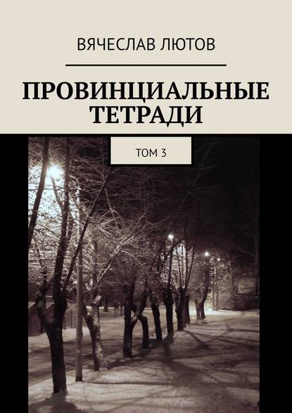 Провинциальные тетради. Том 3 - Вячеслав Лютов