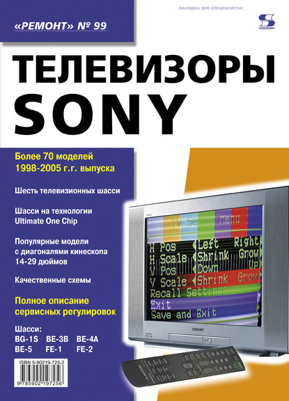 Телевизоры SONY — Группа авторов