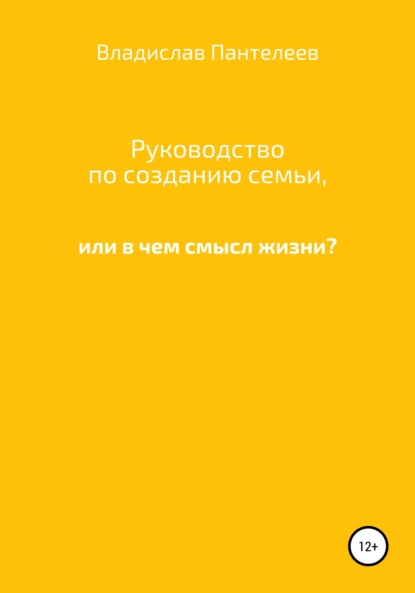 Руководство по созданию семьи, или В чем смысл жизни? — Владислав Львович Пантелеев