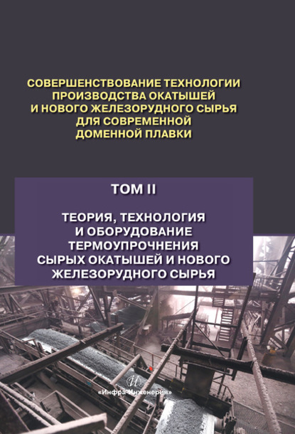 Совершенствование технологии производства окатышей и нового железорудного сырья для современной доменной плавки. Том 2. Теория, технология и оборудование термоупрочнения сырых окатышей и нового железорудного сырья - В. П. Лялюк