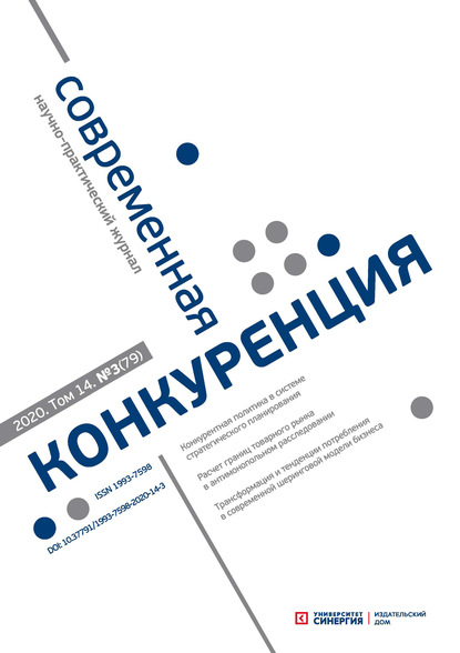 Современная конкуренция №3 (79) 2020 - Группа авторов