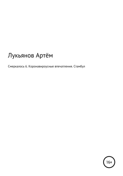 Смеркалось 6. Коронавироусные впечатления. Стамбул - Артем Николаевич Лукьянов