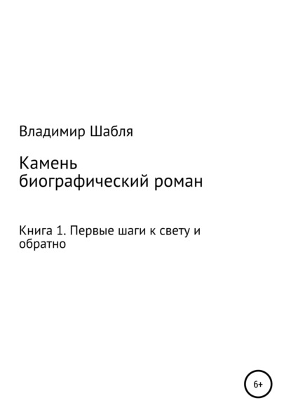 Камень. Биографический роман. Книга 1. Первые шаги к свету и обратно — Владимир Петрович Шабля