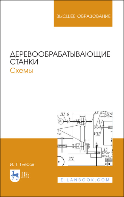 Деревообрабатывающие станки. Схемы - И. Т. Глебов