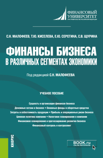 Финансы бизнеса в различных сегментах экономики. (Бакалавриат). Учебное пособие. — Сергей Николаевич Малофеев