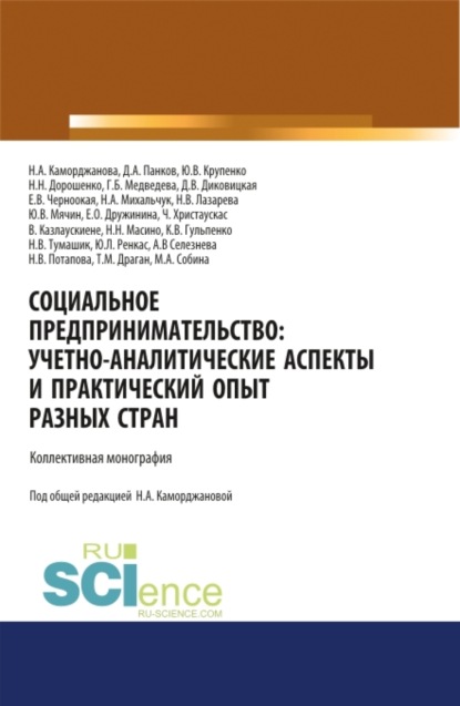 Социальное предпринимательство. Учетно-аналитические аспекты и практический опыт разных стран. (Аспирантура). (Магистратура). Монография — Наталия Александровна Каморджанова