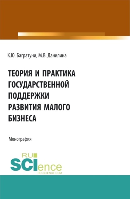 Теория и практика государственной поддержки развития малого бизнеса. (Монография) — Марина Викторовна Данилина