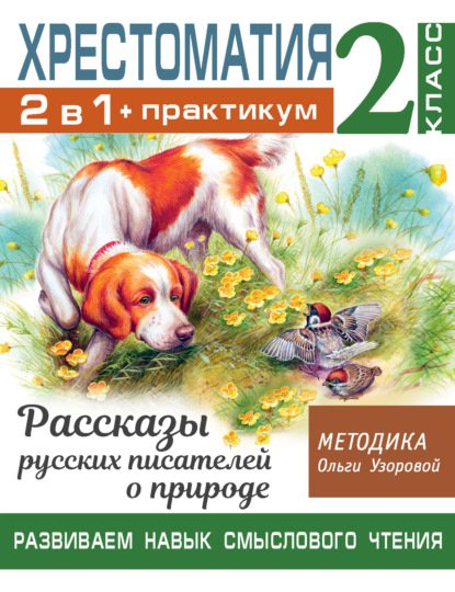 Хрестоматия. Практикум. Развиваем навык смыслового чтения: Рассказы русских писателей о природе. 2 класс - О. В. Узорова