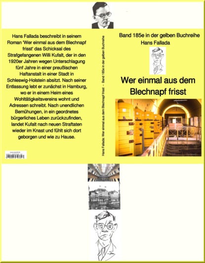 Hans Fallada: Wer einmal aus dem Blechnapf frisst – Band 185e in der gelben Buchreihe – bei J?rgen Ruszkowski — Ханс Фаллада