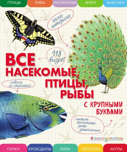 Все насекомые, птицы, рыбы с крупными буквами — Е. Г. Ананьева