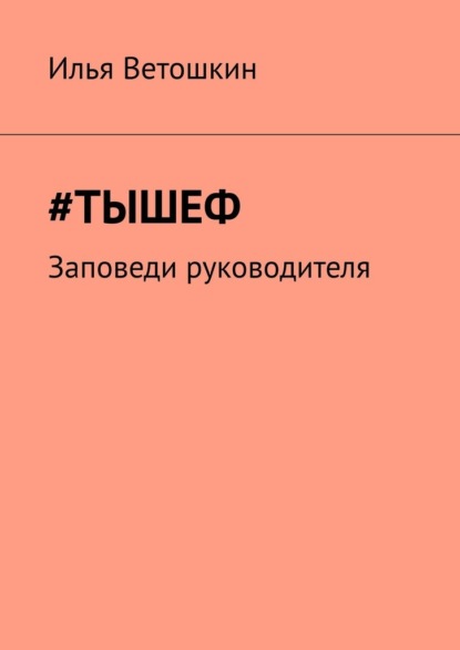 #Тышеф. Заповеди руководителя - Илья Ветошкин