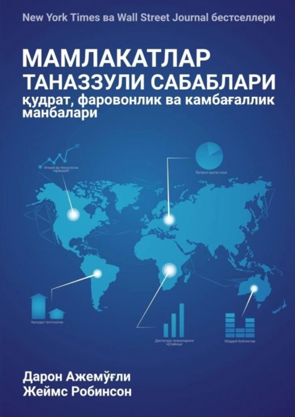 МАМЛАКАТЛАР ТАНАЗЗУЛИ САБАБЛАРИ: қудрат, фаровонлик ва камбағаллик манбалари — Джеймс А. Робинсон