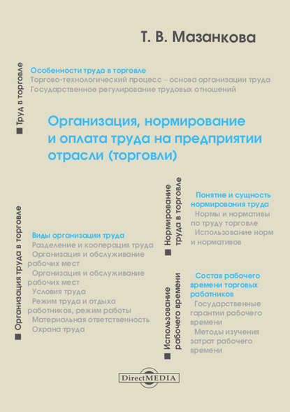 Организация, нормирование и оплата труда на предприятии отрасли (торговли) - Т. В. Мазанкова