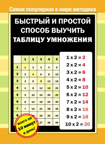 Быстрый и простой способ выучить таблицу умножения — Группа авторов