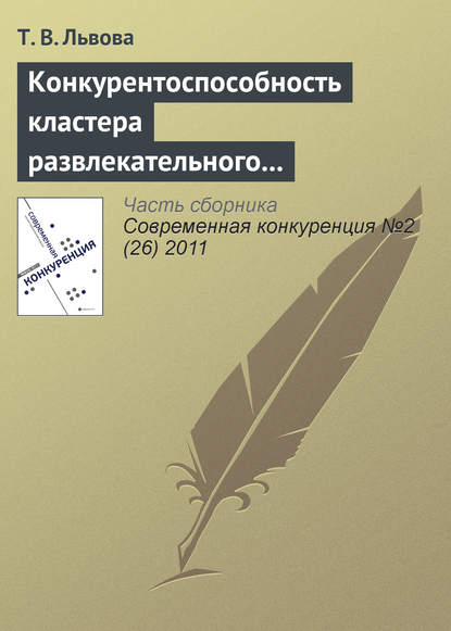 Конкурентоспособность кластера развлекательного туризма Сочинского региона - Т. В. Львова