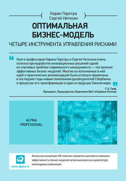 Оптимальная бизнес-модель. Четыре инструмента управления рисками - Каран Гиротра