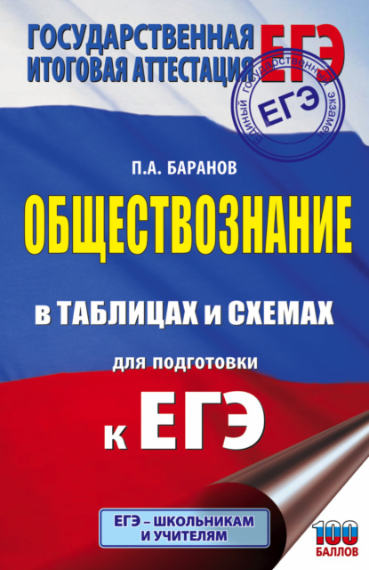 ЕГЭ. Обществознание в таблицах и схемах для подготовки к ЕГЭ - П. А. Баранов