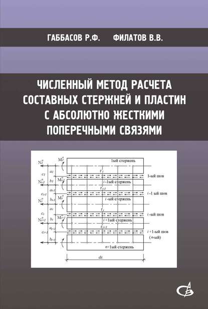 Численный метод расчета составных стержней и пластин с абсолютно жесткими поперечными связями - Р. Ф. Габбасов