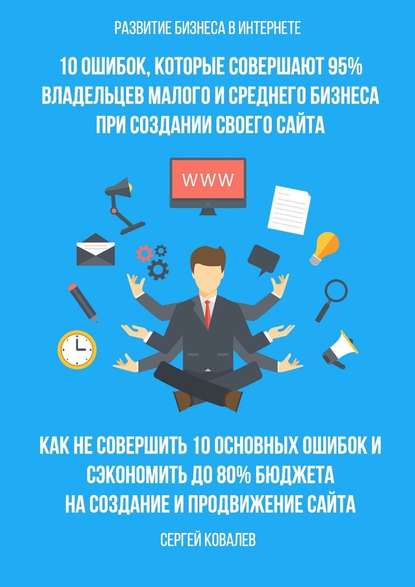 Развитие бизнеса в Интернете. 10 ошибок, которые совершают 95% владельцев малого и среднего бизнеса при создании своего сайта - Сергей Владимирович Ковалев