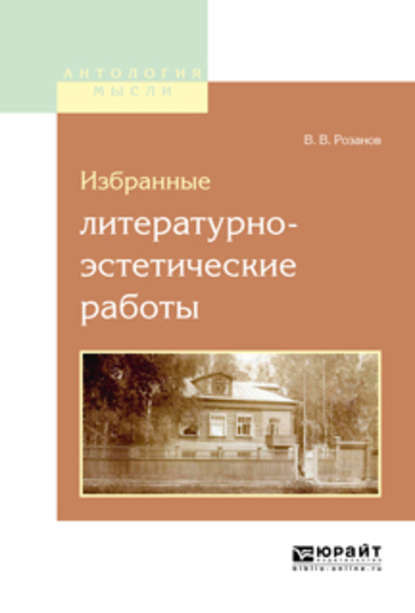 Избранные литературно-эстетические работы - Василий Розанов