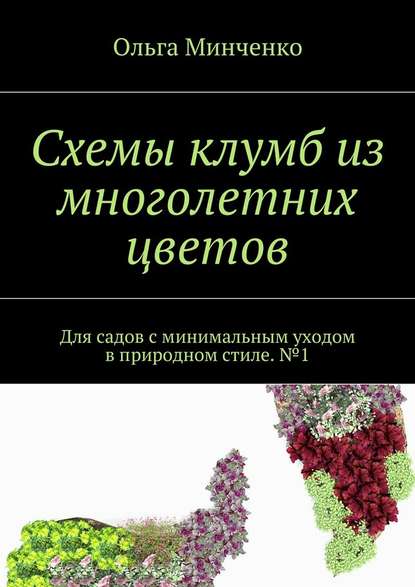 Схемы клумб из многолетних цветов. Для садов с минимальным уходом в природном стиле. №1 — Ольга Минченко