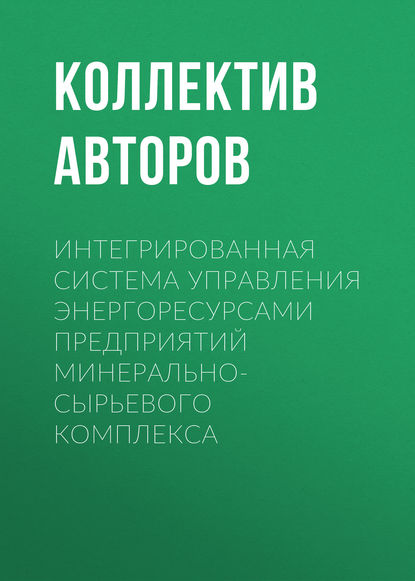 Интегрированная система управления энергоресурсами предприятий минерально-сырьевого комплекса - Коллектив авторов