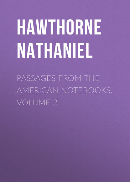 Passages from the American Notebooks, Volume 2 — Натаниель Готорн