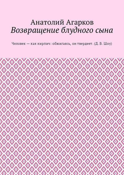 Возвращение блудного сына - Анатолий Агарков