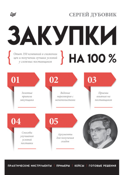 Закупки на 100%. Опыт 350 компаний в снижении цен и получении лучших условий у сложных поставщиков - Сергей Дубовик