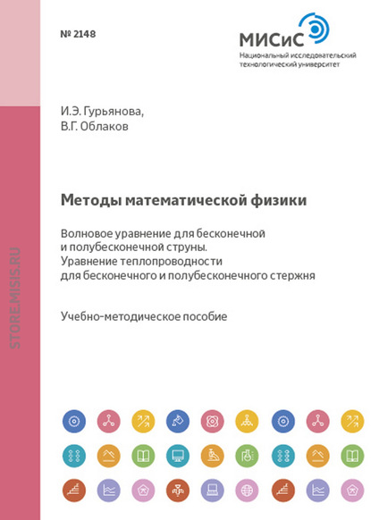 Методы математической физики. Волновое уравнение для бесконечной и полубесконечной струны. Уравнение теплопроводности для бесконечного и полубесконечного стержня - Ирина Гурьянова