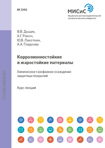 Коррозионностойкие и жаростойкие материалы. Химическое газофазное осаждение защитных покрытий - Александра Гладкова