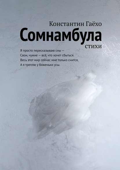 Сомнамбула. Стихи - Константин Гаёхо