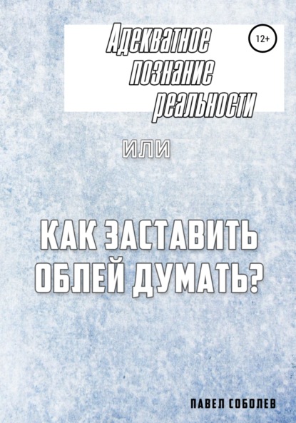 Адекватное познание реальности, или Как заставить облей думать? — Павел Соболев