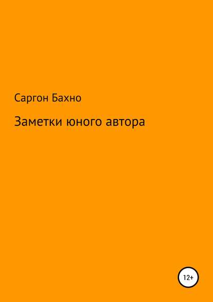 Заметки юного автора - Саргон Абдулмасихович Бахно