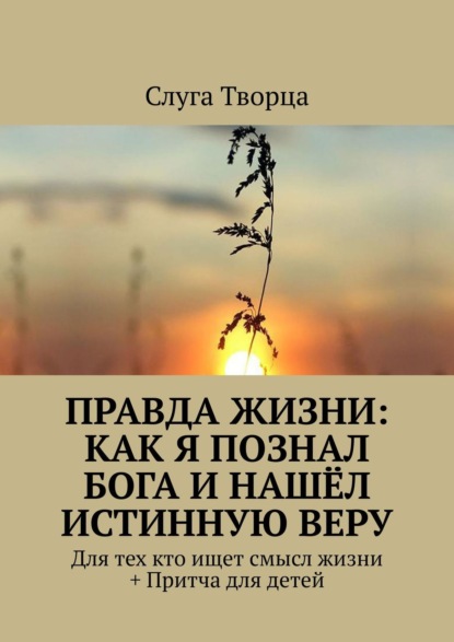 Правда жизни: как я познал Бога и нашёл истинную веру. Для тех кто ищет смысл жизни + Притча для детей — Слуга Творца