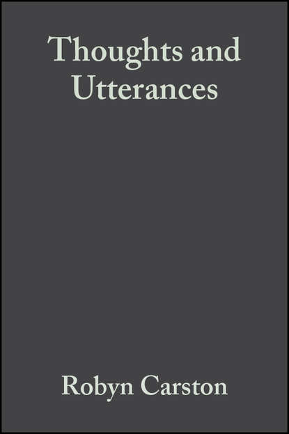 Thoughts and Utterances — Группа авторов