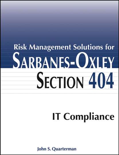 Risk Management Solutions for Sarbanes-Oxley Section 404 IT Compliance — Группа авторов