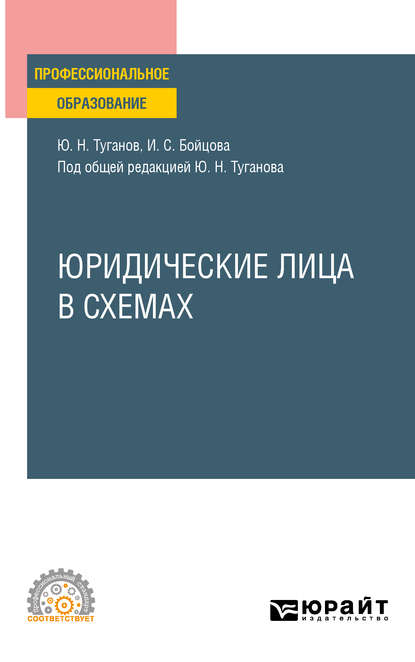 Юридические лица в схемах. Учебное пособие для СПО — Юрий Николаевич Туганов