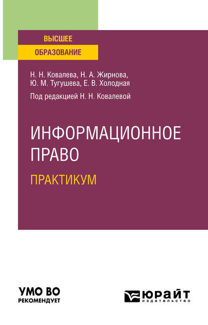 Информационное право. Практикум. Учебное пособие для вузов - Елена Викторовна Холодная