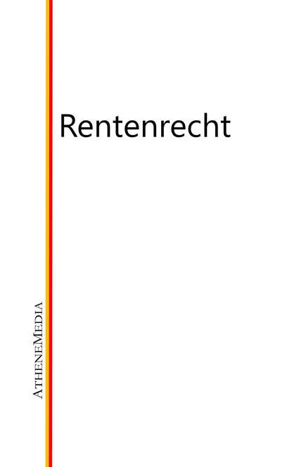 Rentenrecht - Группа авторов